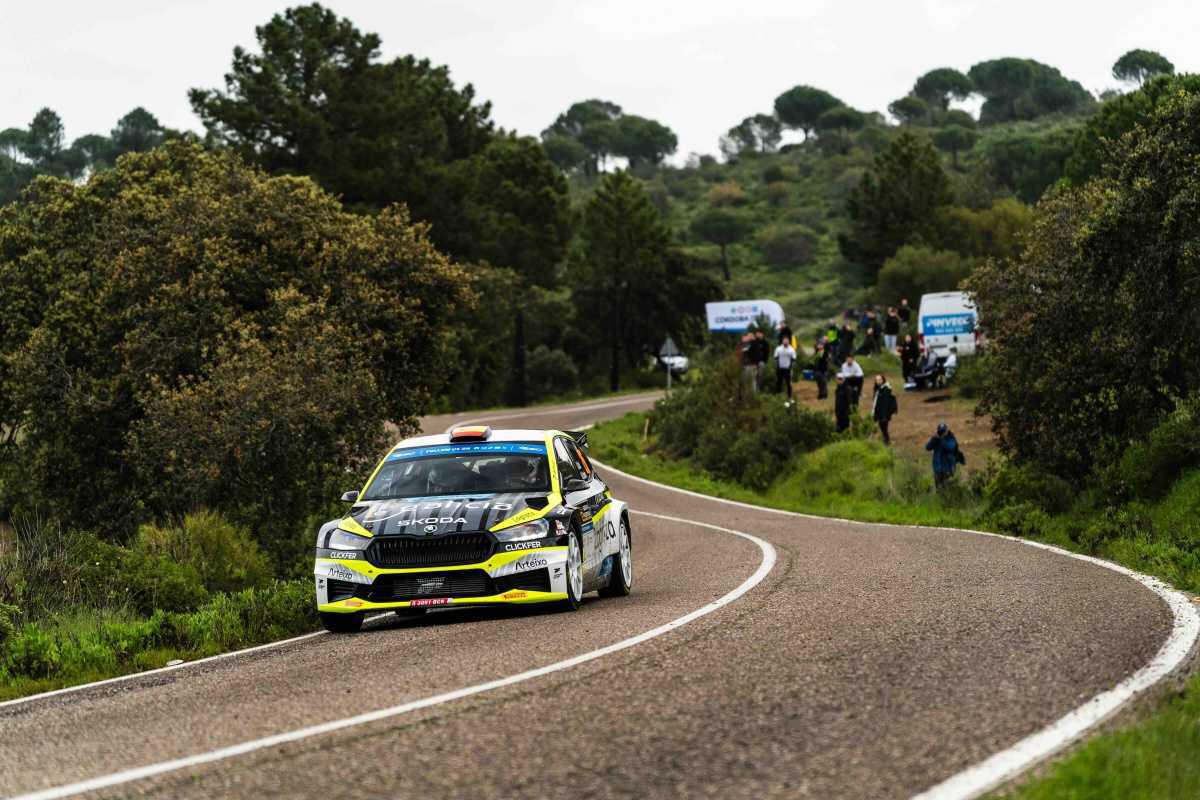 Estreno triunfal de Sergi Pérez en el ERC Junior con el Rallye Team Spain Estreno triunfal de Sergi Pérez en el ERC Junior con el Rallye Team Spain