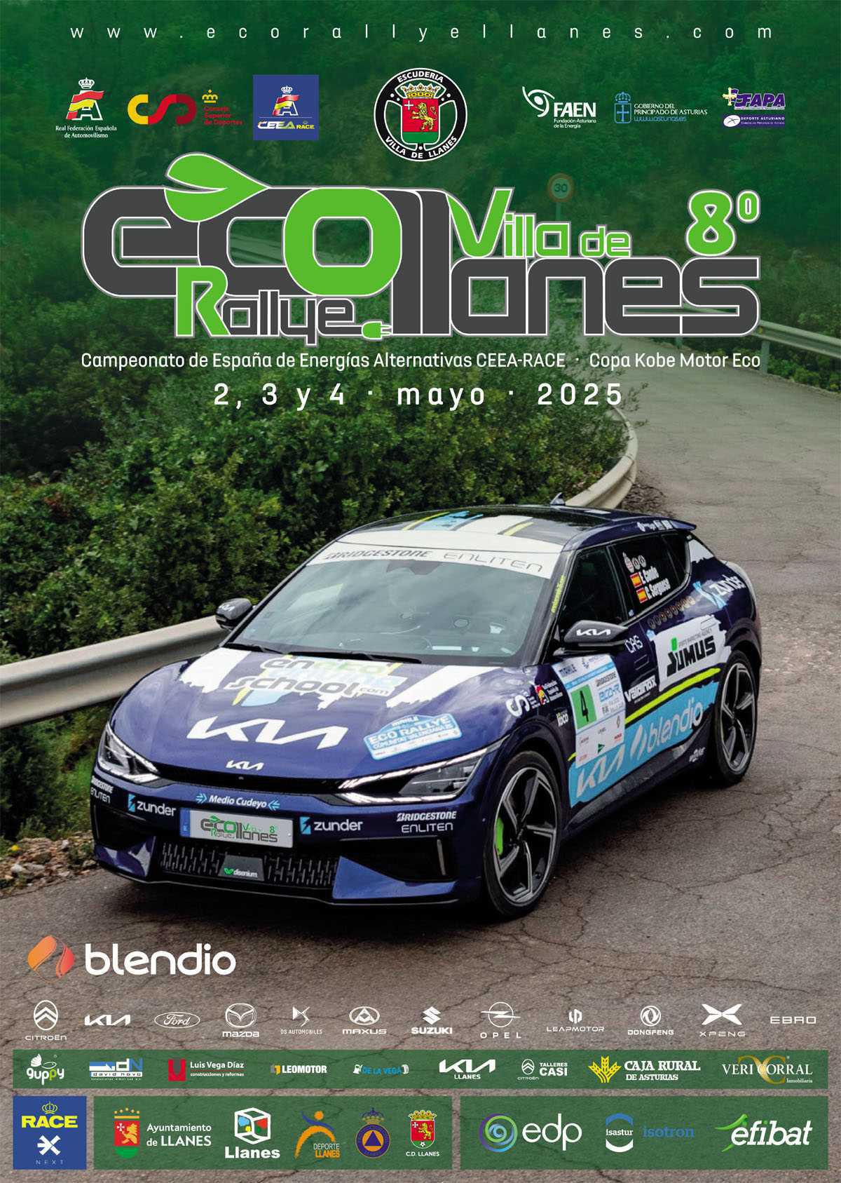 Previo Eco Rallye Villa de Llanes - 3ª Prueba CEEA RACE 2025