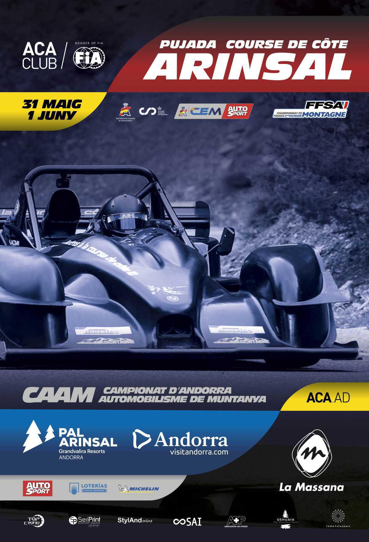 Previo Subida Arinsal - 3ª prueba CEM AUTOhebdo SPORT 2025