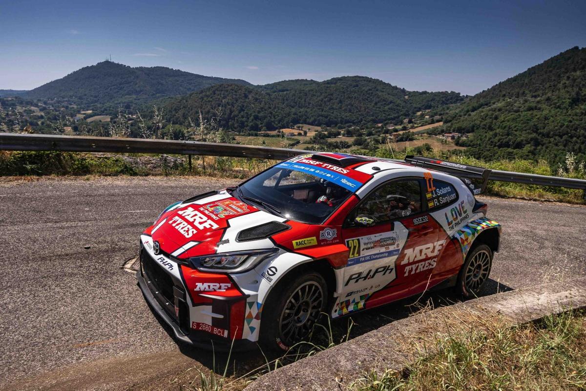 Séptima posición del Rallye Team Spain en Roma con Efrén Llarena