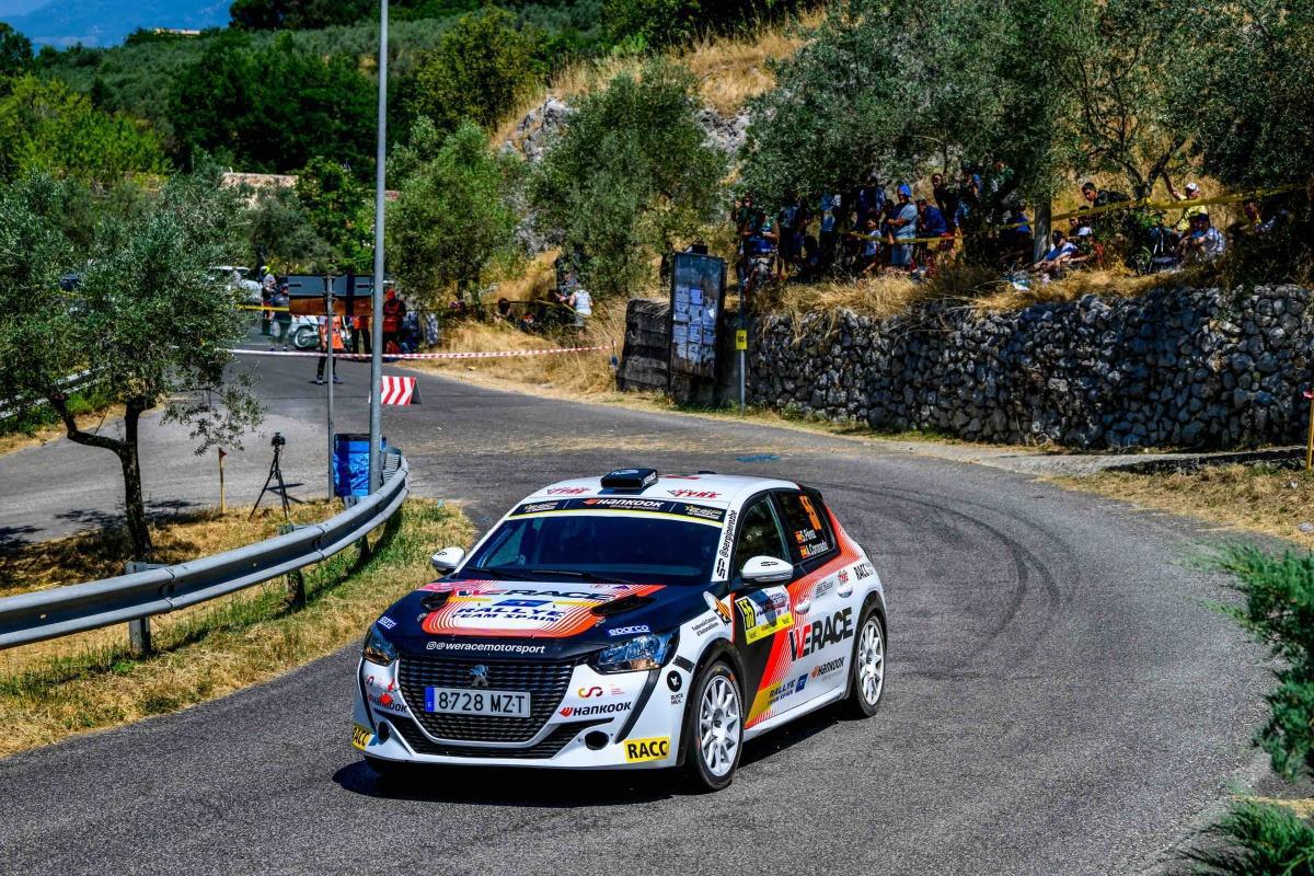 Séptima posición del Rallye Team Spain en Roma con Efrén Llarena