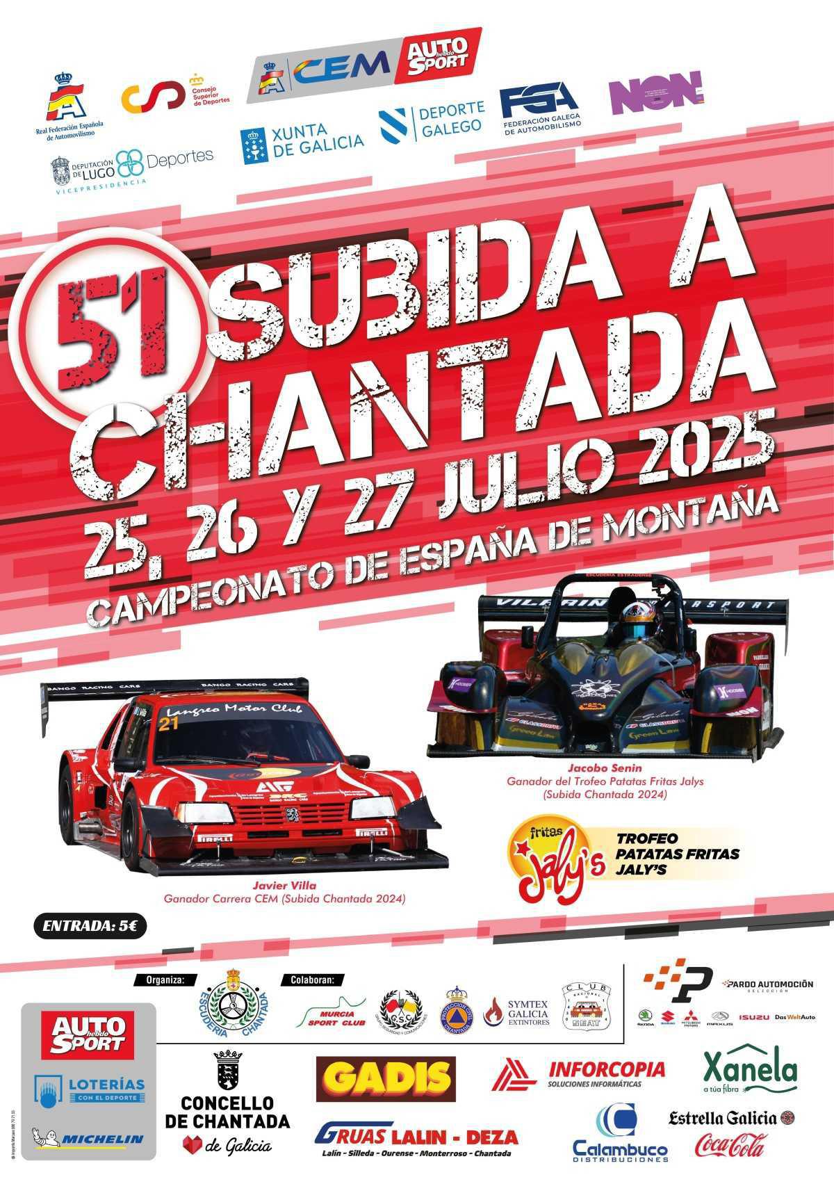 Previo Subida a Chantada - 4ª prueba CEM AUTOhebdo SPORT 2025