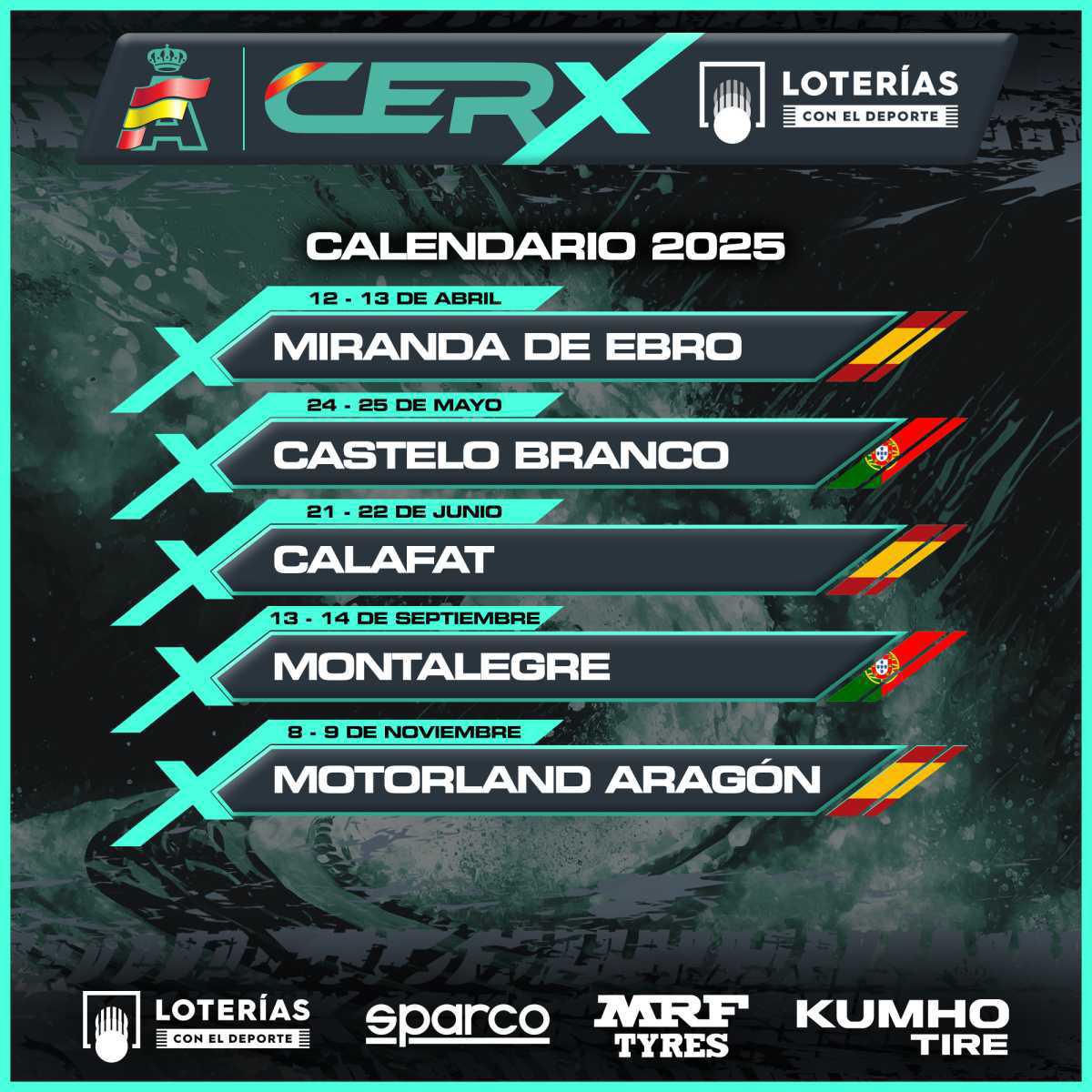 Montalegre y Motorland Aragón se preparan para vivir la recta final del CERX Loterías