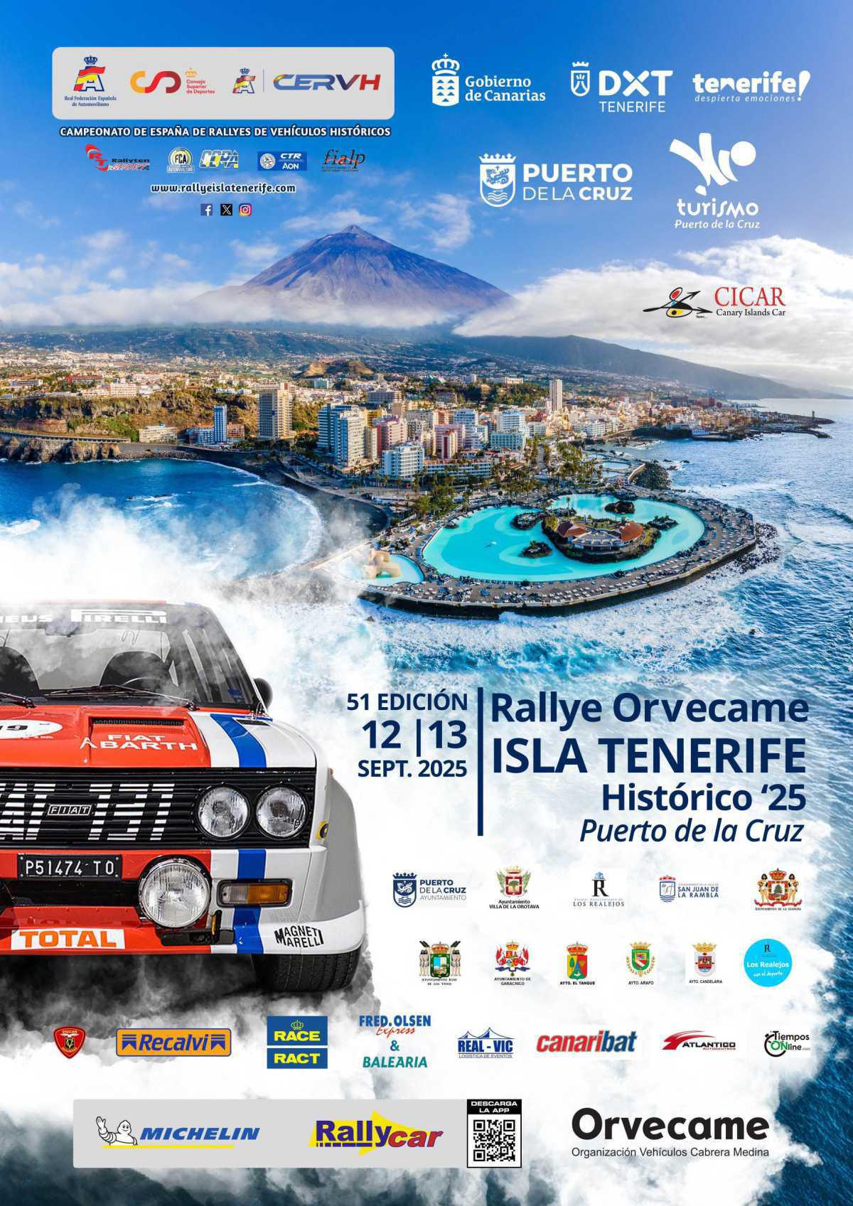 Previo Rallye Orvecame Isla Tenerife Histórico - 5ª prueba del CERVH 2025