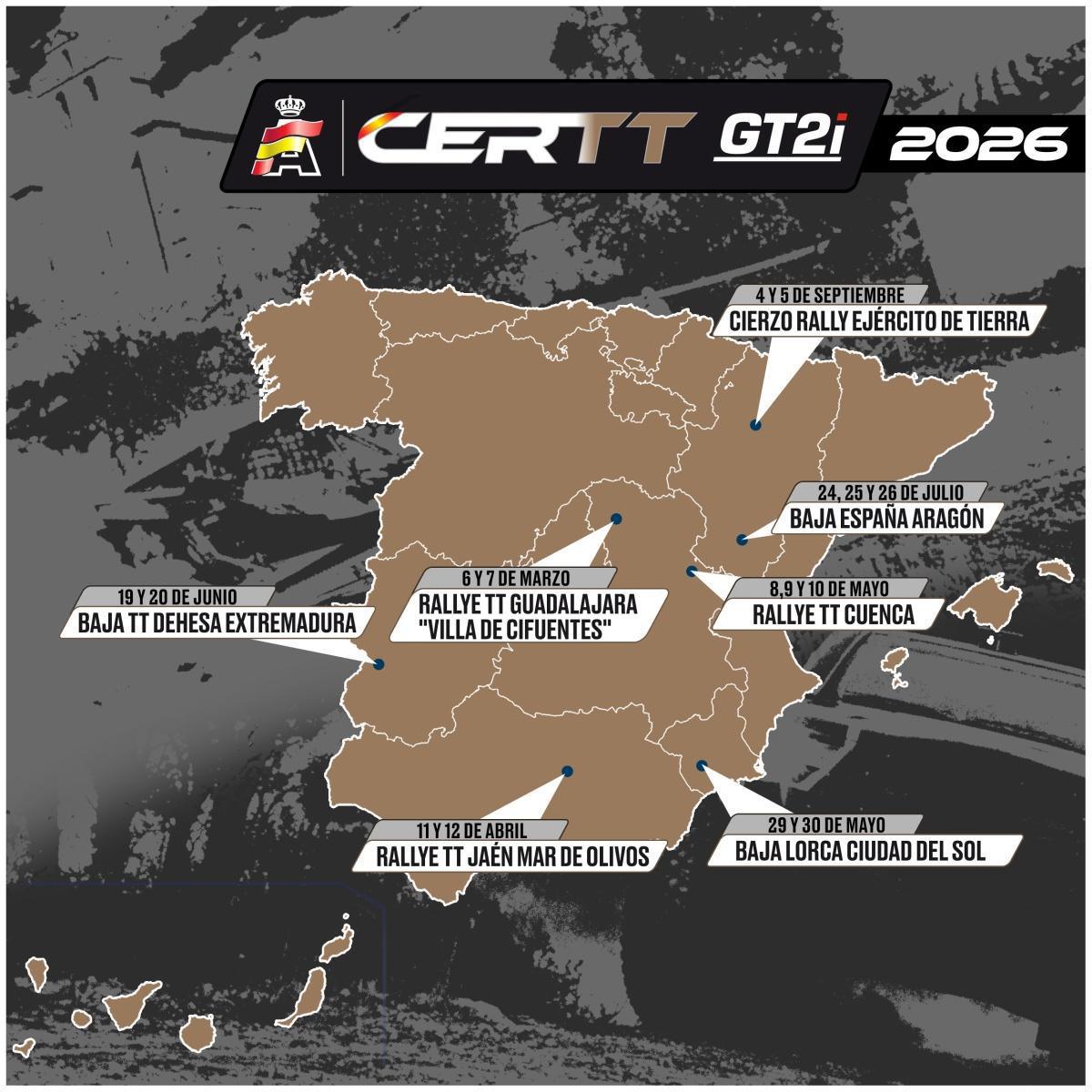 7 citas componen el CERTT GT2i 2026 7 citas componen el CERTT GT2i 2026