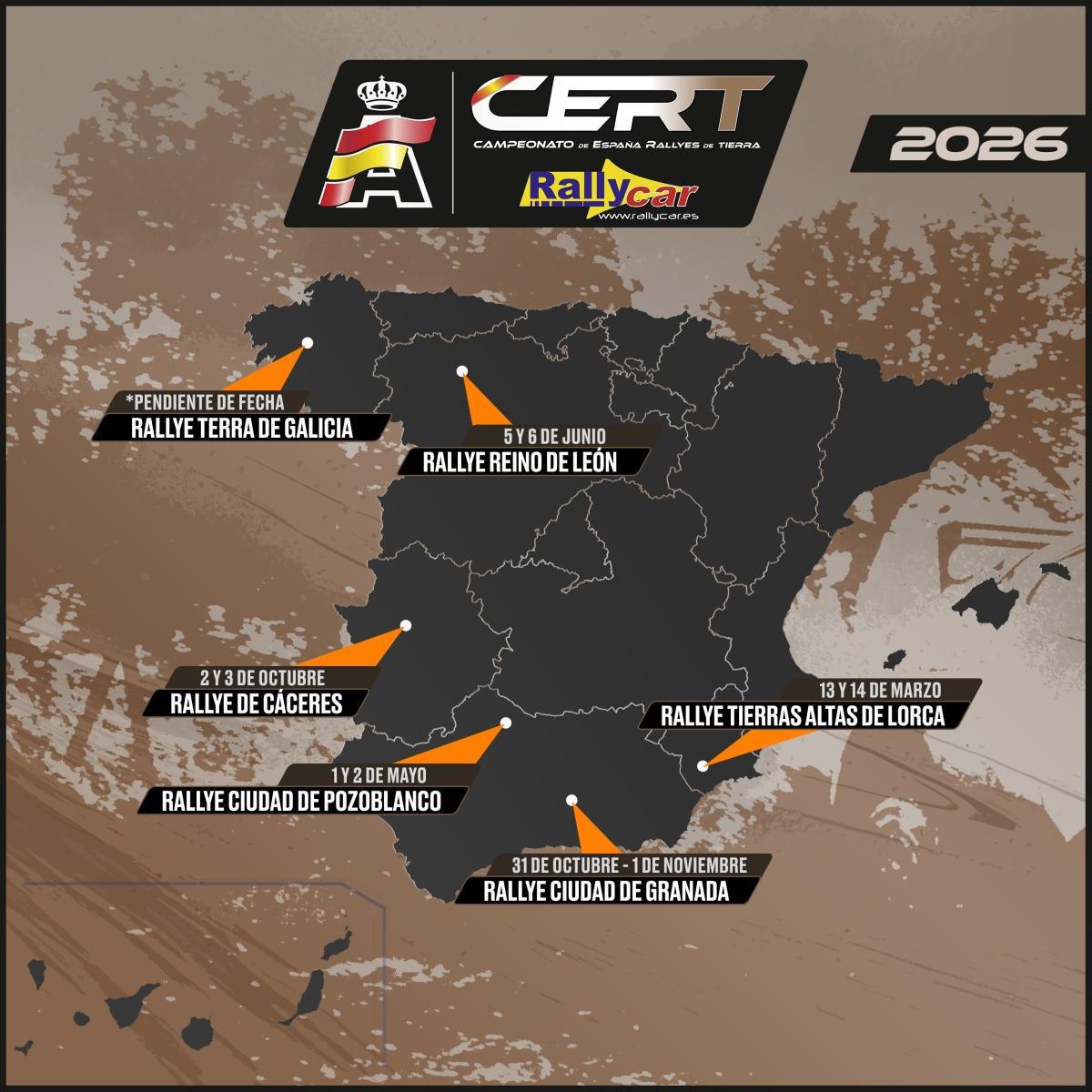 Lorca, primera de las seis citas del CERT - Rallycar 2026 Lorca, primera de las seis citas del CERT - Rallycar 2026