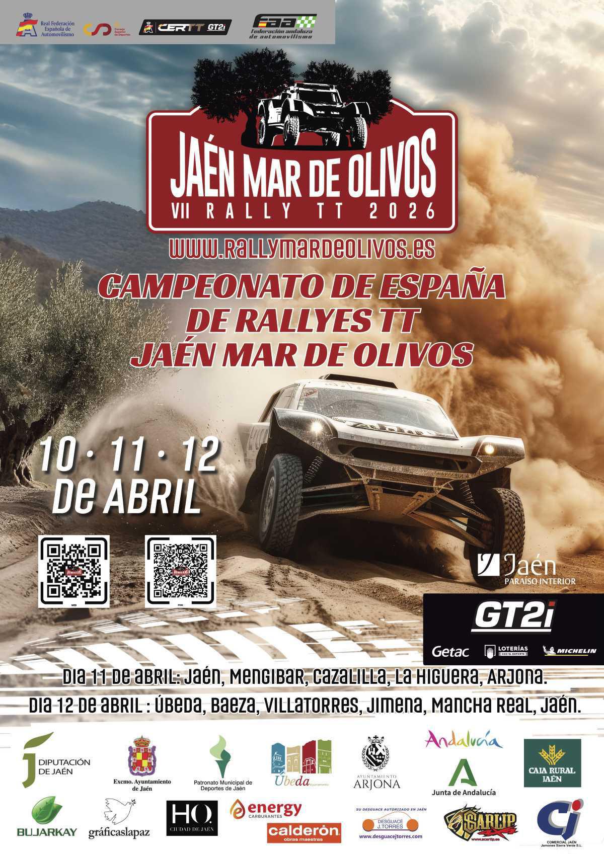 Previo Rally TT Jaén Mar de Olivos Previo Rally TT Jaén Mar de Olivos