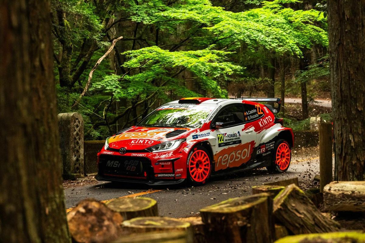 Alejandro Cachón y el Rallye Team Spain vuelven a subir al podio en Japón