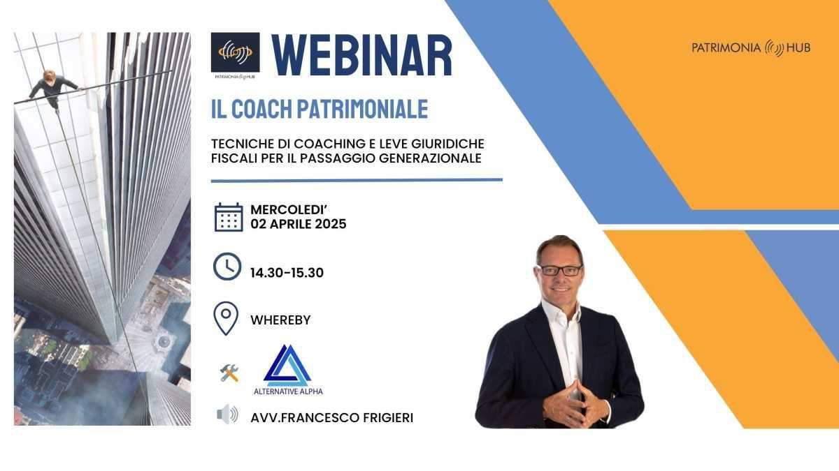 Il coach patrimoniale 