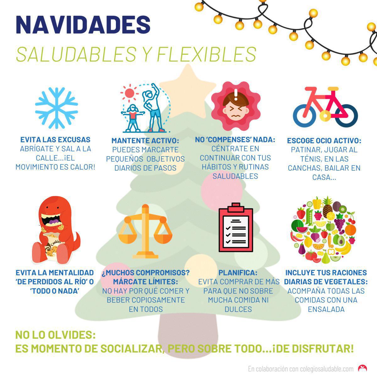 Navidades Saludables y flexibles 