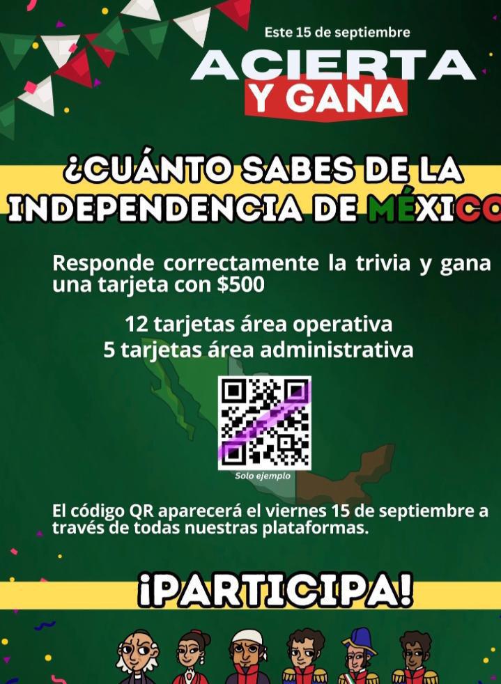 Gana una tarjeta de $500 respondiendo la trivia