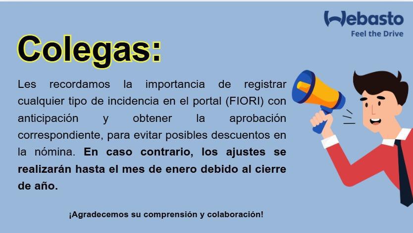 🚨Colega: Consulta información importante sobre el registro de incidencias 🚨