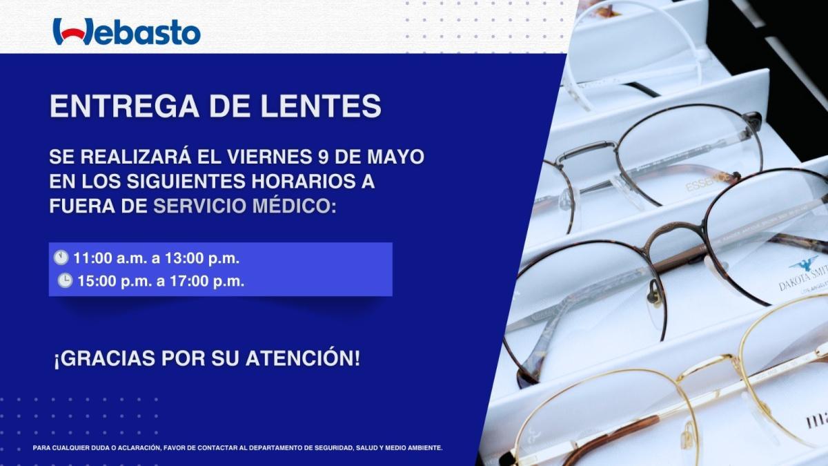 Colega, ¡tus lentes llegaron!