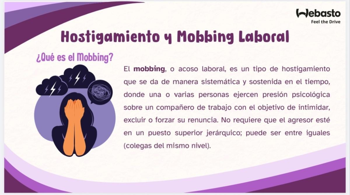 Hostigamiento y mobbing, da click para conocer la información