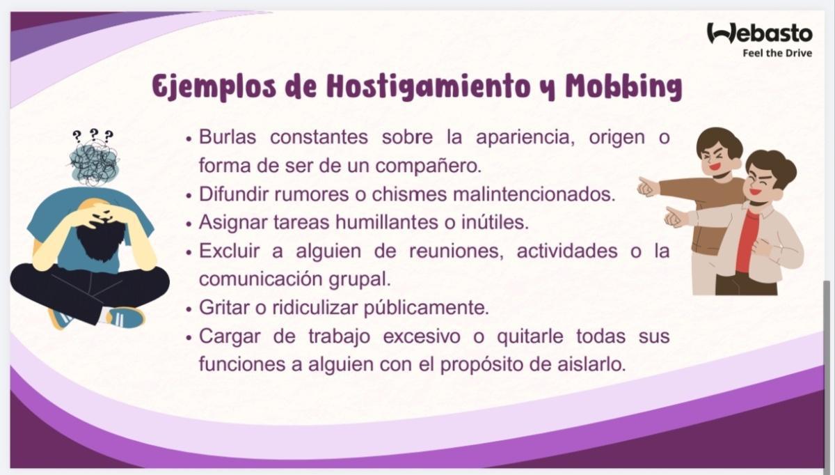 Hostigamiento y mobbing, da click para conocer la información