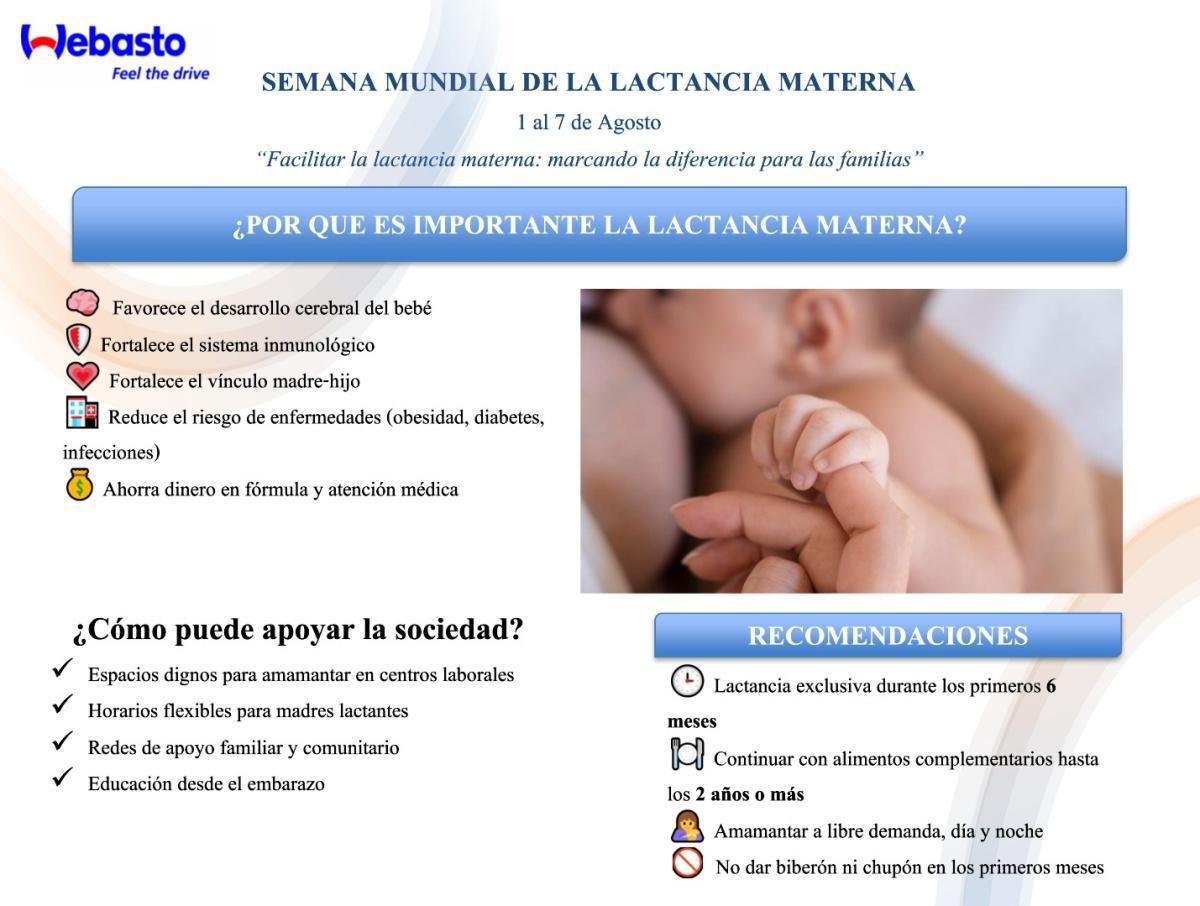 SEMANA MUNDIAL DE LA LACTANCIA MATERNA