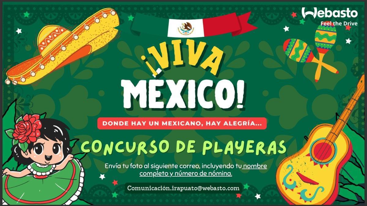 No te olvides de participar. ¡Viva México!