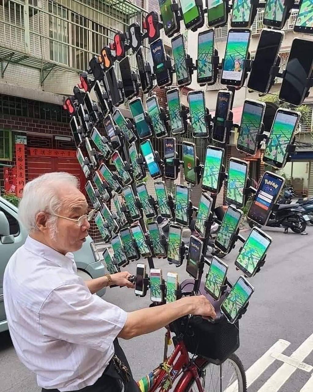 La passion dévorante d'un retraité taïwanais pour Pokémon Go La passion dévorante d'un retraité taïwanais pour Pokémon Go
