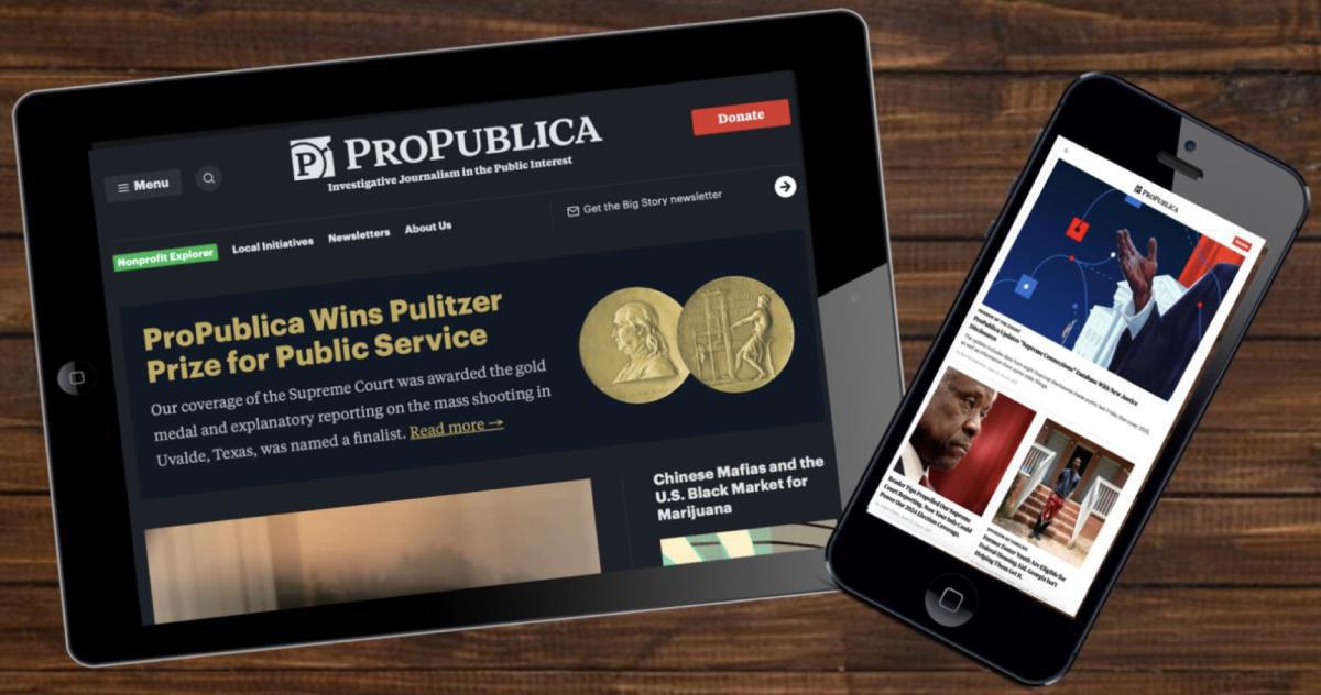 ProPublica décroche son septième prix Pulitzer pour avoir révélé des manquements éthiques à la Cour suprême ProPublica décroche son septième prix Pulitzer pour avoir révélé des manquements éthiques à la Cour suprême