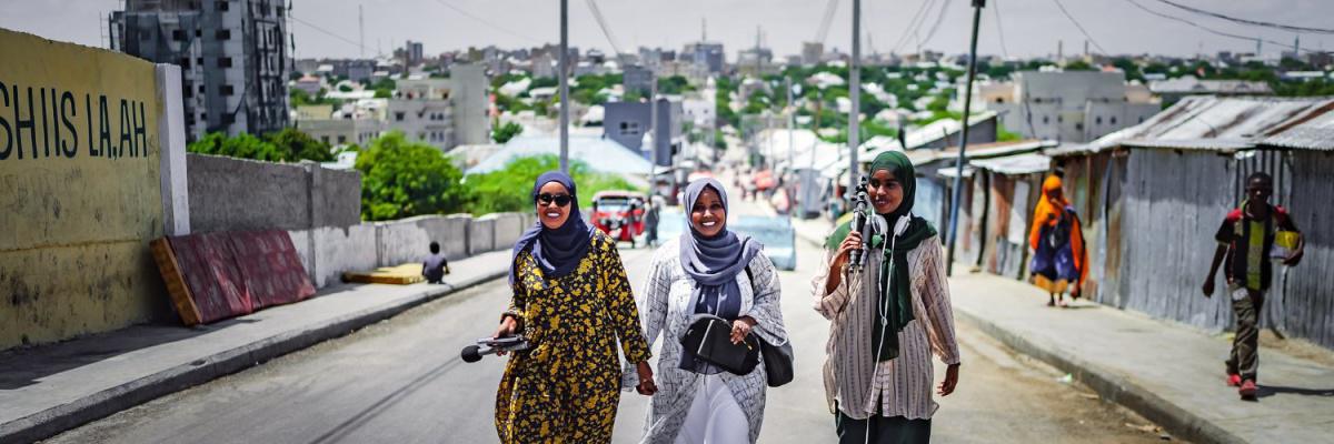 L'équipe de presse féminine somalienne Bilan remporte le prestigieux prix One World Media Press Freedom 2024