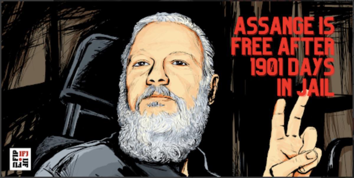 La FIJ se réjouit de la libération de Julian Assange et de l'abandon des charges retenues contre lui La FIJ se réjouit de la libération de Julian Assange et de l'abandon des charges retenues contre lui
