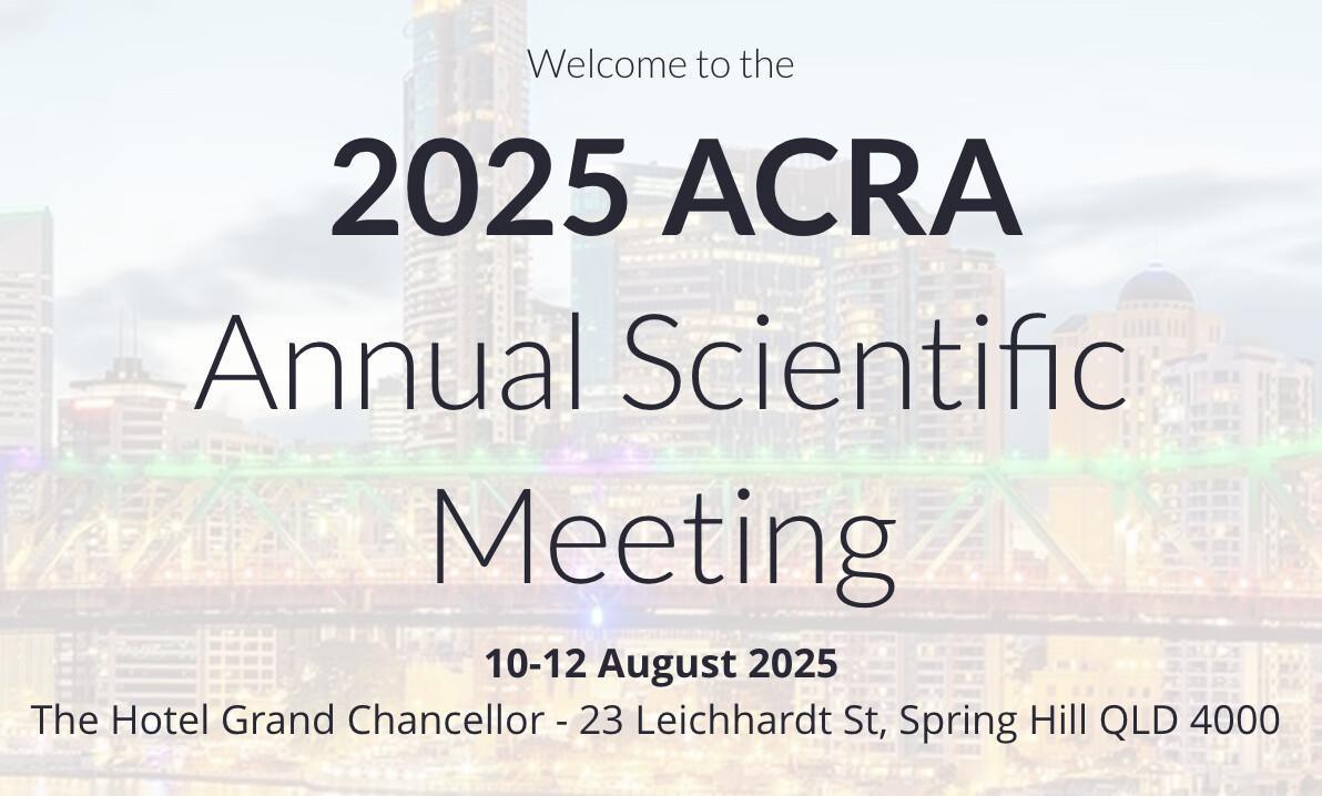 2025 ACRA Annual Scientific Meeting