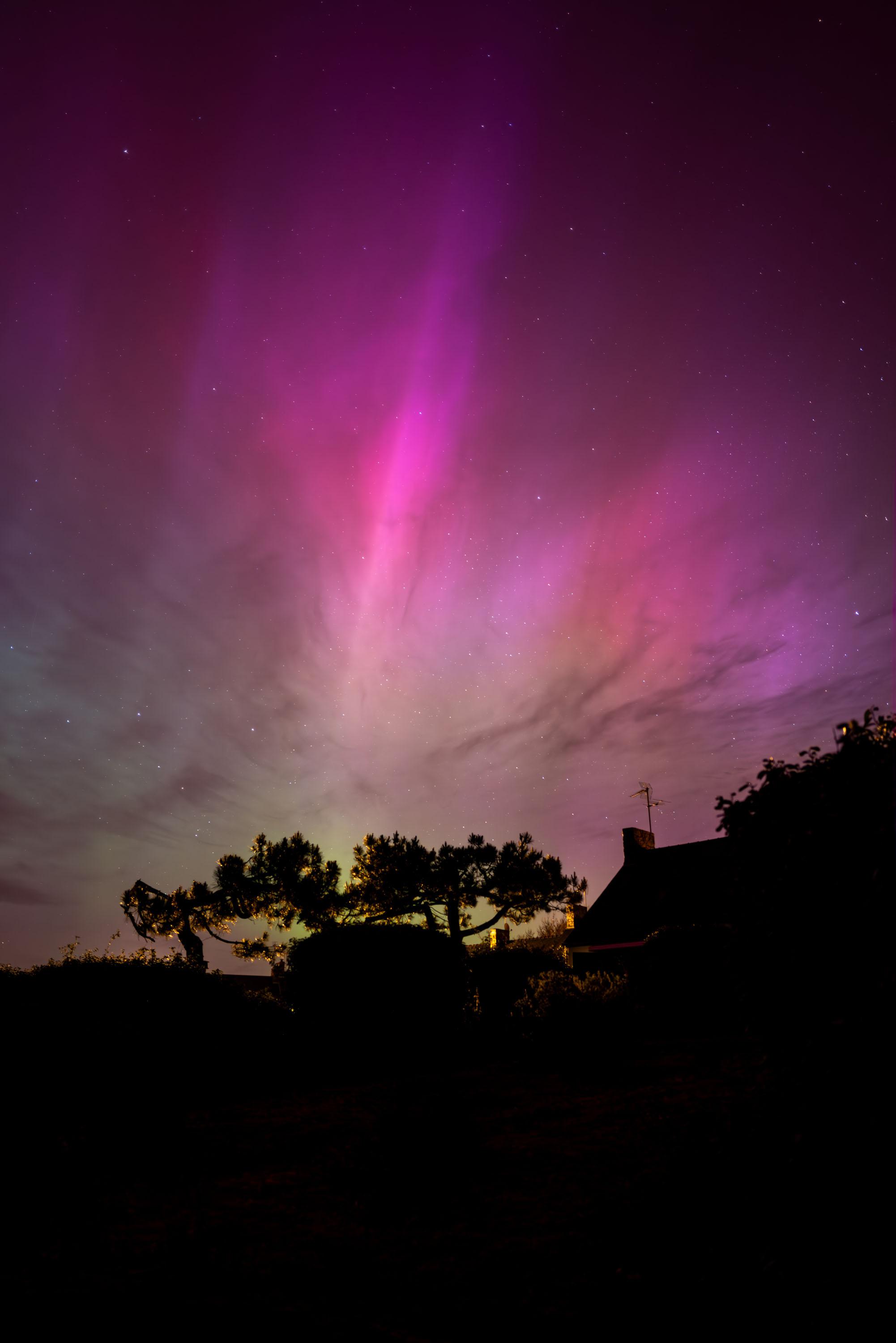 Aurores boréales - Bretagne