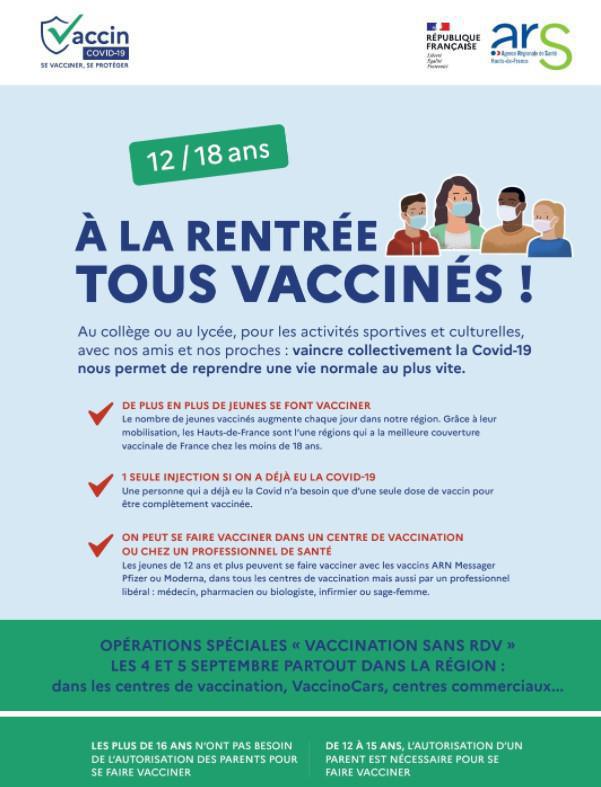A la rentrée tous vaccinés !!!! A la rentrée tous vaccinés !!!!