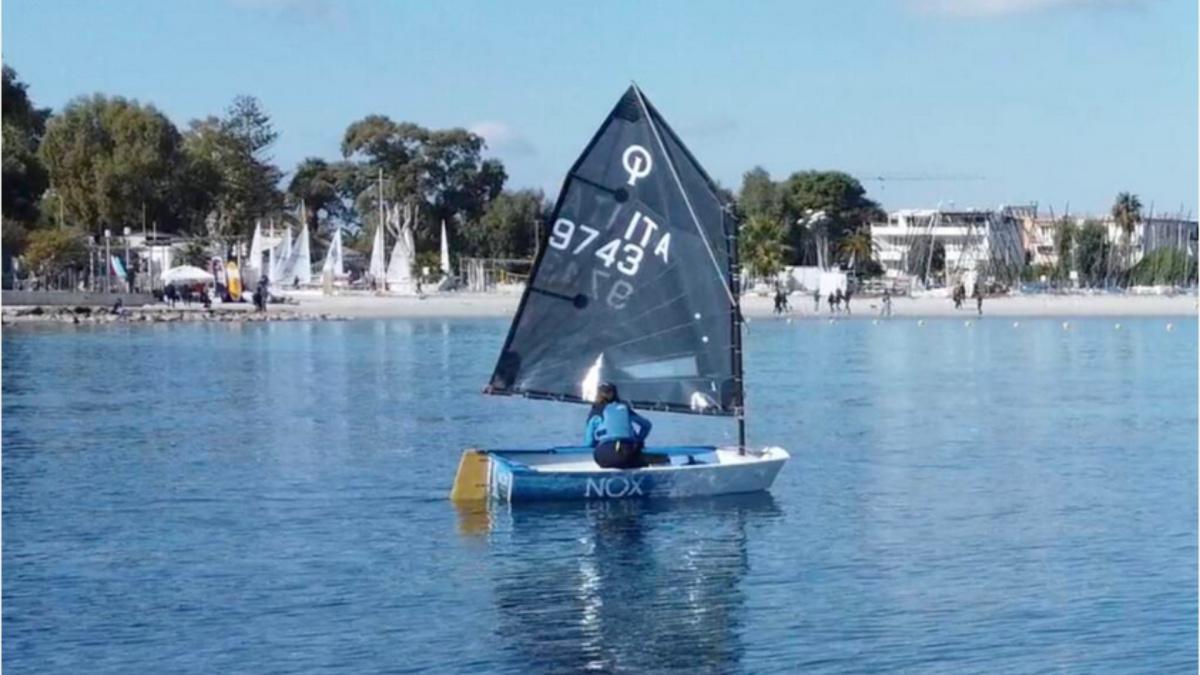 A Porto Rotondo l'Optimist ecologico della Nox Oceani