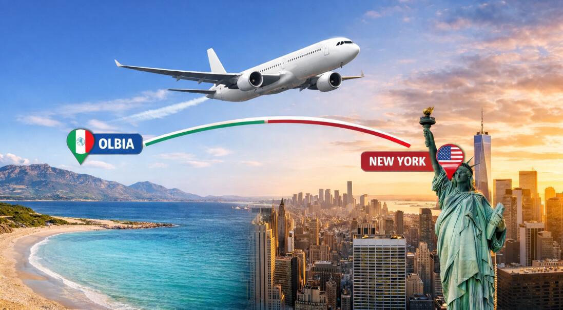 Volo Olbia–New York: la Sardegna collegata per la prima volta con gli Stati Uniti