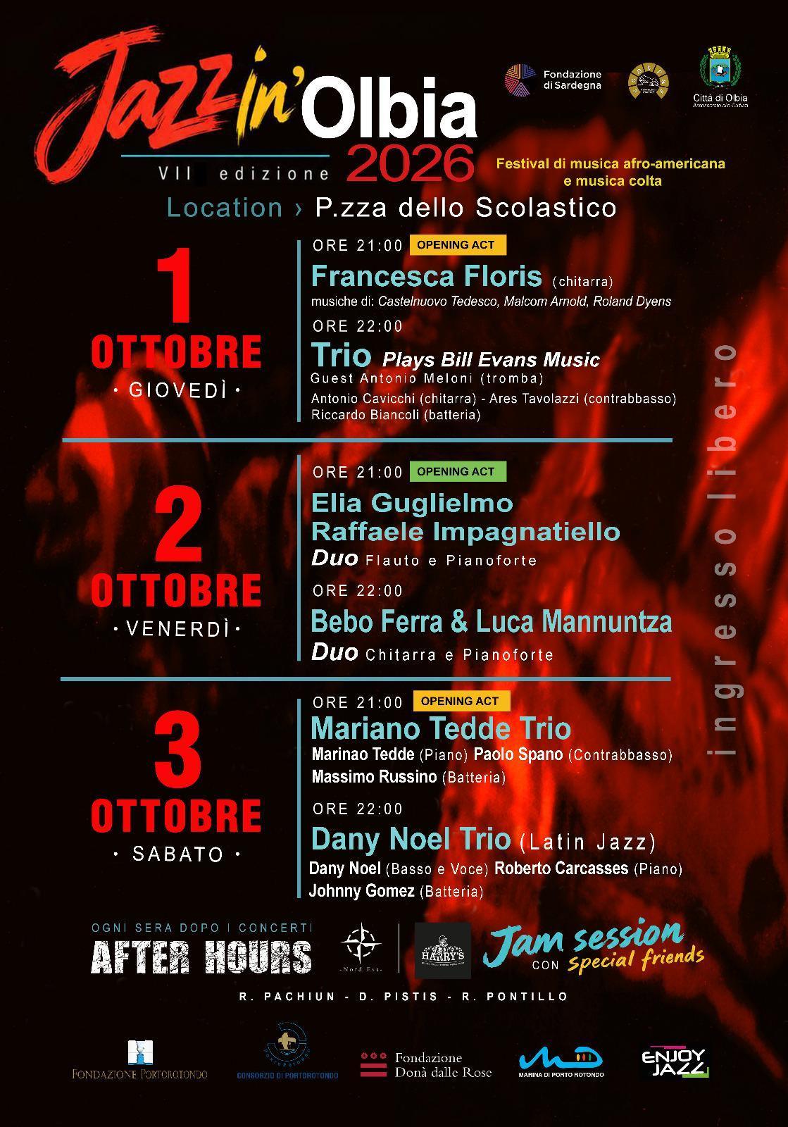 Jazzin’ Olbia 2026