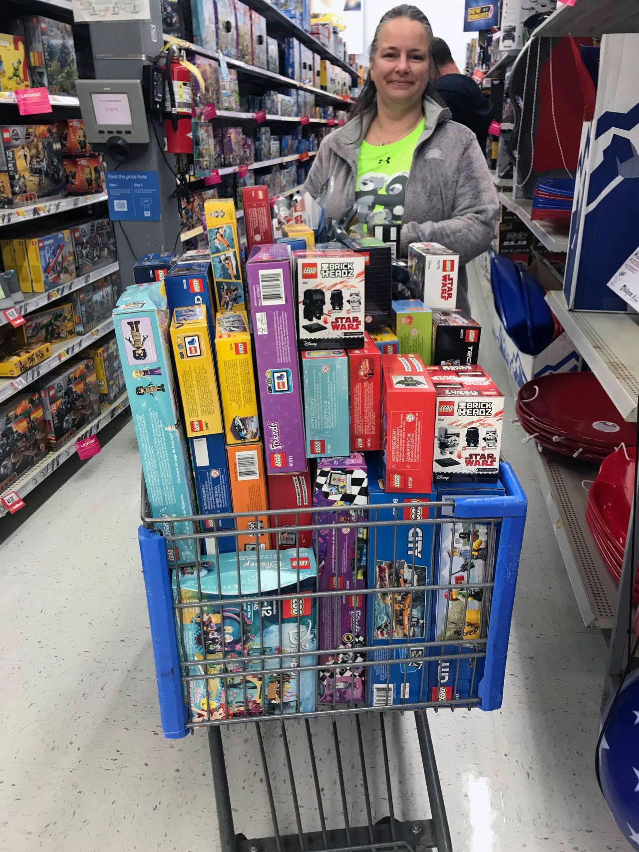 Christmas shopping for LEGOS, 2018