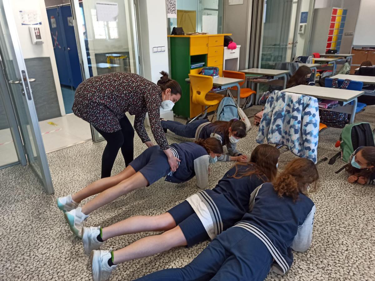 Active gaps: Descansos activos en clase