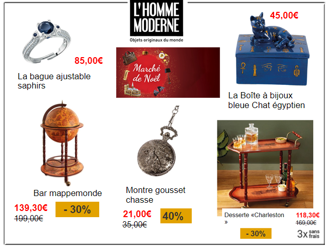 Catalogue best sale homme moderne