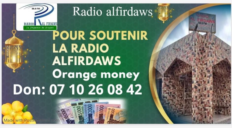 SOUTENEZ LA RADIO AL FIRDAWS
