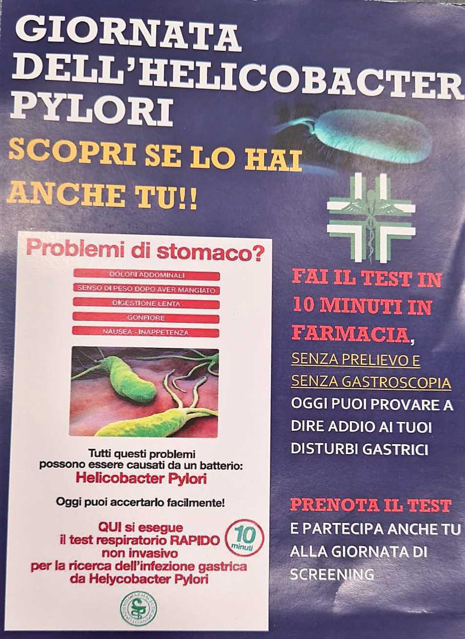 🦠 Giornate Helicobacter Pylori 🦠 Giornate Helicobacter Pylori