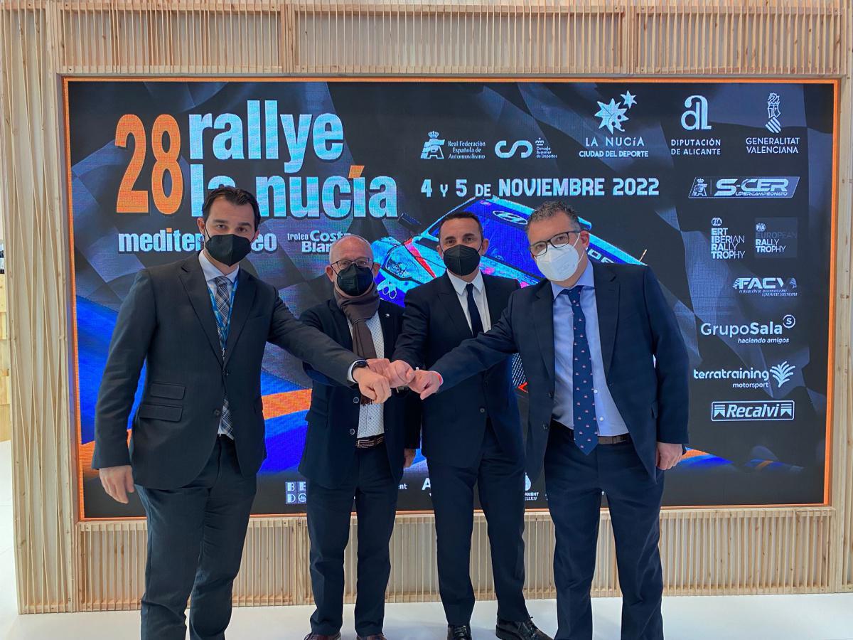 El Rallye La Nucía Mediterráneo Trofeo Costa Blanca inicia su andadura en FITUR El Rallye La Nucía Mediterráneo Trofeo Costa Blanca inicia su andadura en FITUR