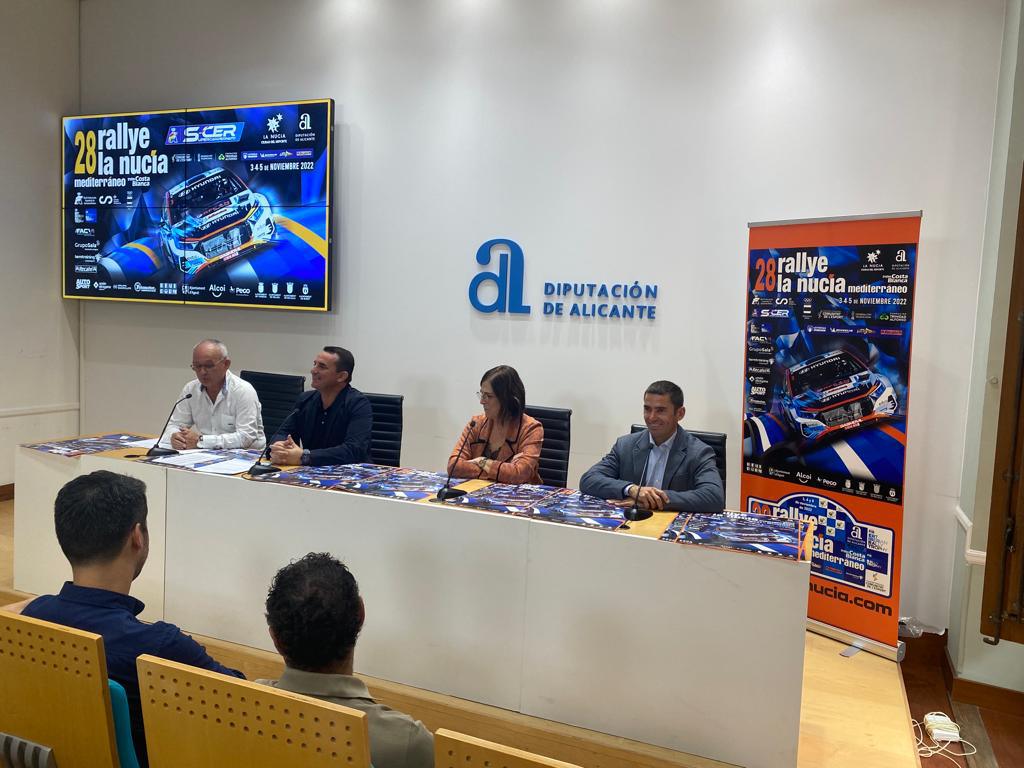 El 28 Rallye La Nucía Mediterráneo recupera la Ceremonia de Salida desde Diputación de Alicante
