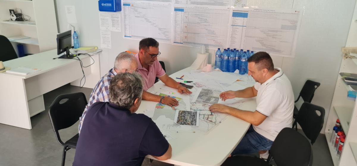 Visita a las obras de la Ciutat Esportiva Camilo Cano, centro de operaciones del Rallye La Nucía Mediterráneo Visita a las obras de la Ciutat Esportiva Camilo Cano, centro de operaciones del Rallye La Nucía Mediterráneo