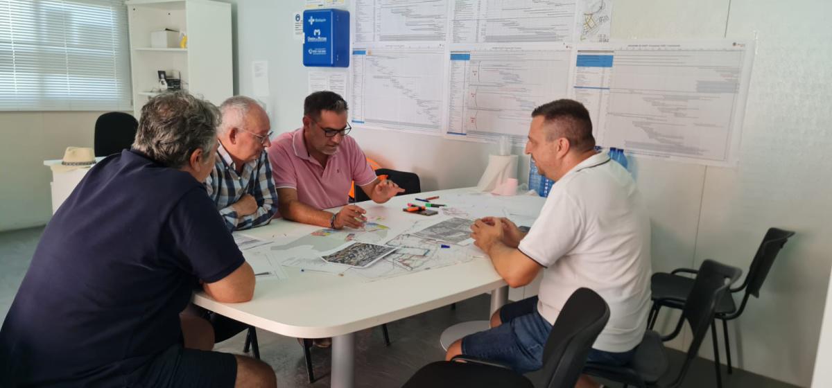 Visita a las obras de la Ciutat Esportiva Camilo Cano, centro de operaciones del Rallye La Nucía Mediterráneo Visita a las obras de la Ciutat Esportiva Camilo Cano, centro de operaciones del Rallye La Nucía Mediterráneo