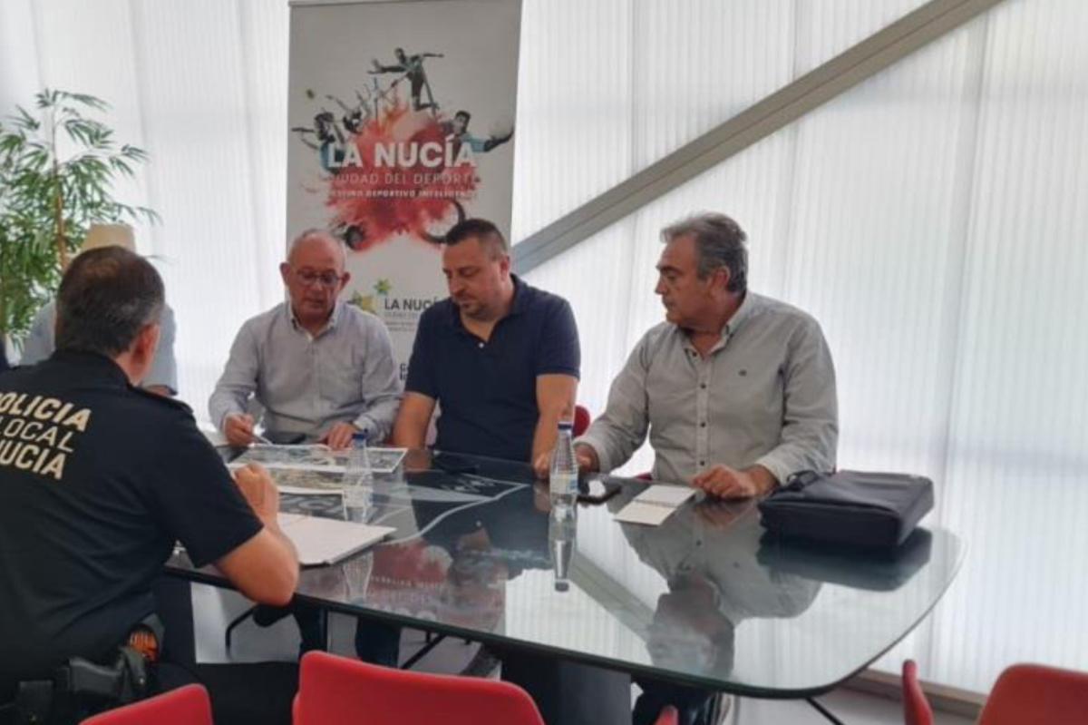 Ratificación del apoyo de La Nucía al rallye y visita a las obras de la Ciutat Esportiva Camilo Cano