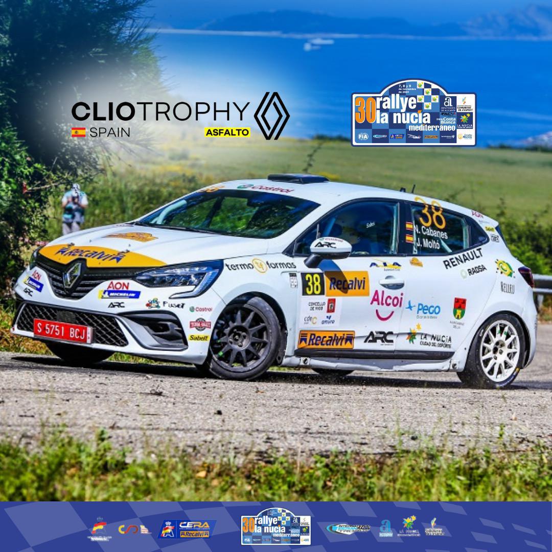 La Clio Trophy Spain Asfalto 2024 se decide en el 30º Rallye La Nucía La Clio Trophy Spain Asfalto 2024 se decide en el 30º Rallye La Nucía