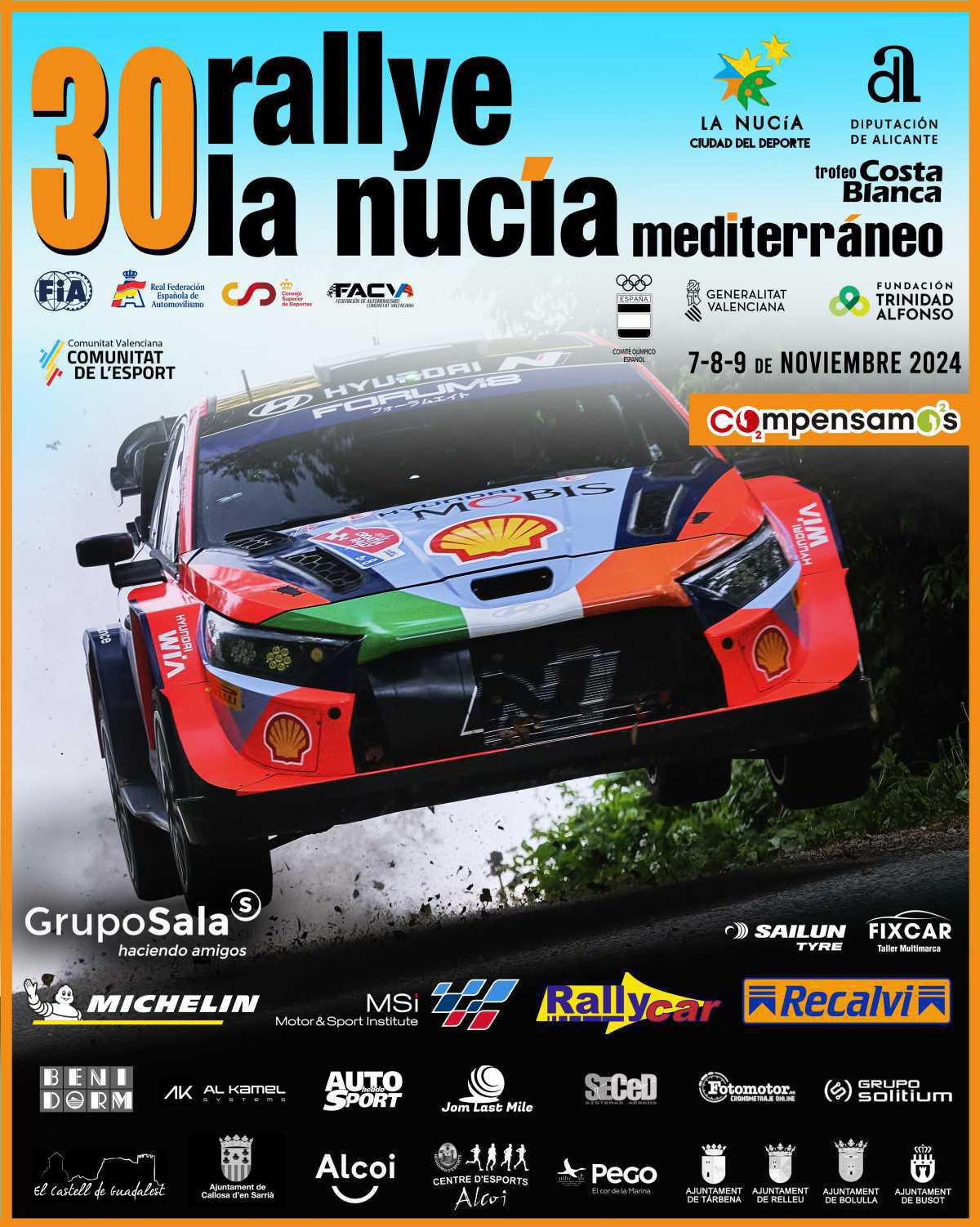 Presentado el cartel del 30 Rallye La Nucía Mediterráneo que será decisivo para el Campeonato de España Presentado el cartel del 30 Rallye La Nucía Mediterráneo que será decisivo para el Campeonato de España