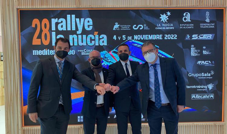 El Rallye La Nucía Mediterráneo Trofeo Costa Blanca inicia su andadura en FITUR
