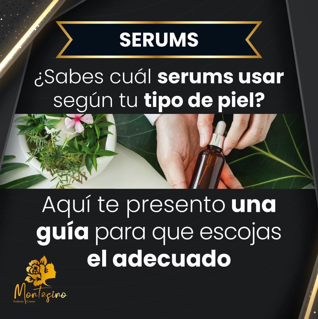 ¿Sabes cuál serums usar según tu tipo de piel?
