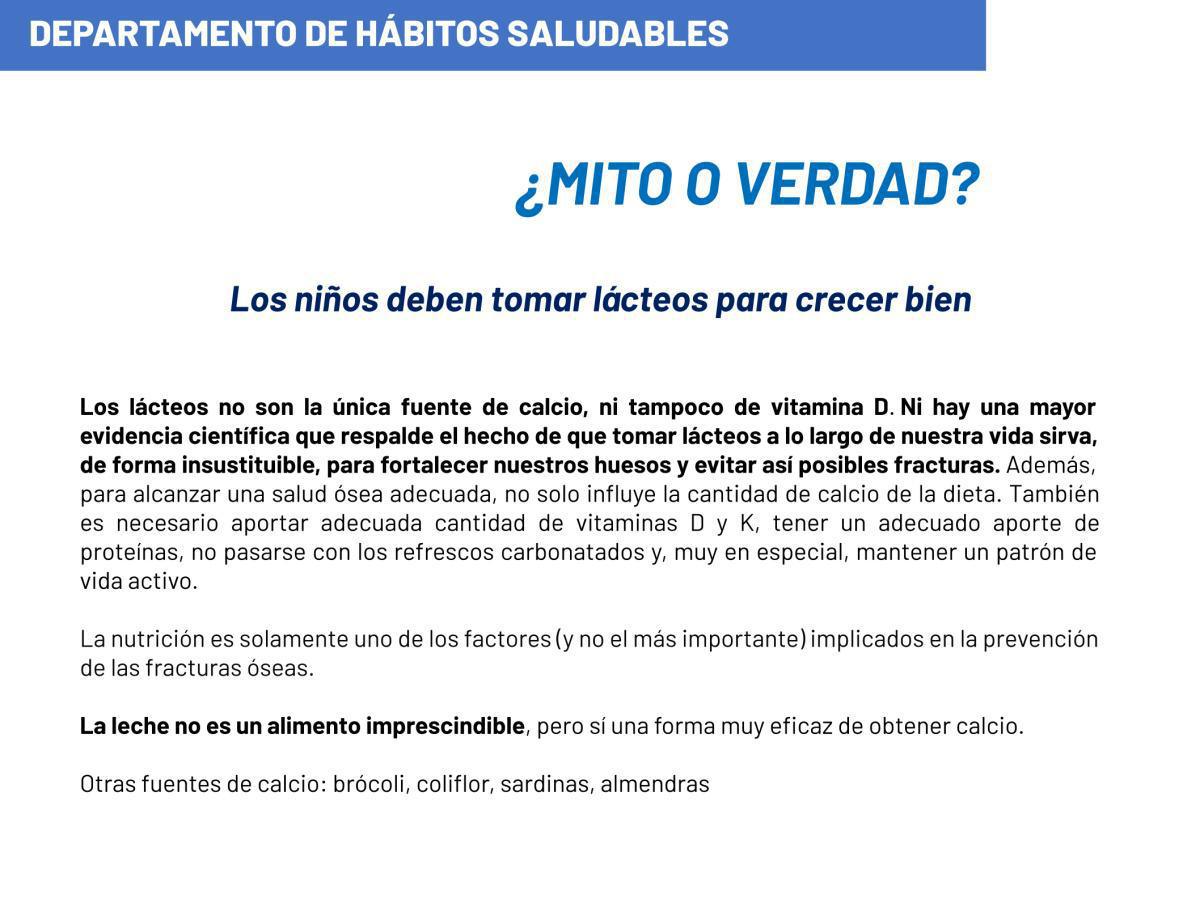 Taller: desmontando mitos en la alimentación