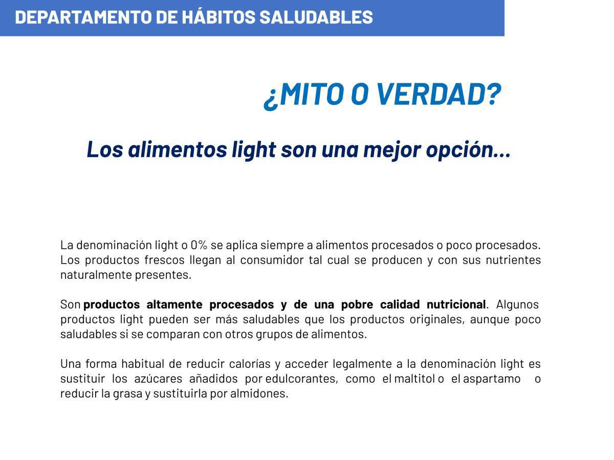 Taller: desmontando mitos en la alimentación