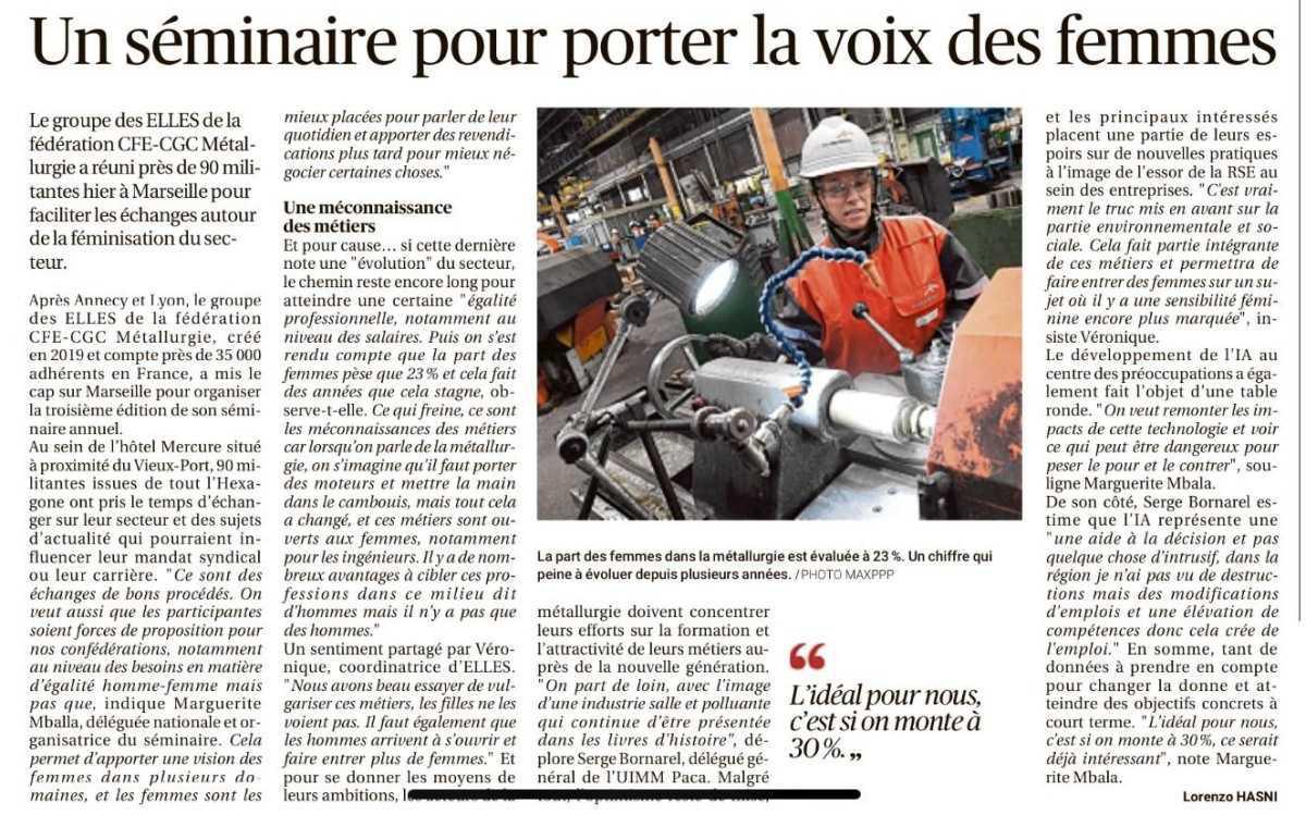 Un séminaire pour porter la voix des femmes