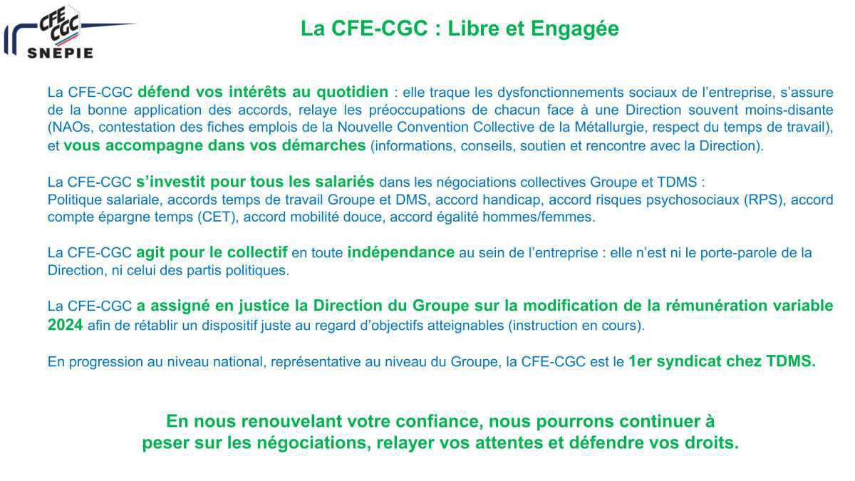 Election professionnelles DMS-Elancourt 12 Juin 2025