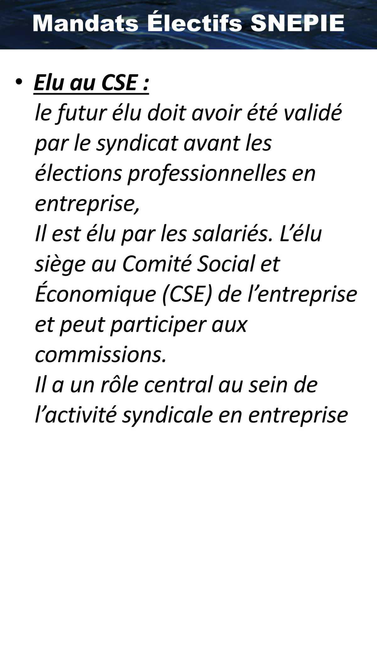 Un petit guide pour les nouveaux adhérents...